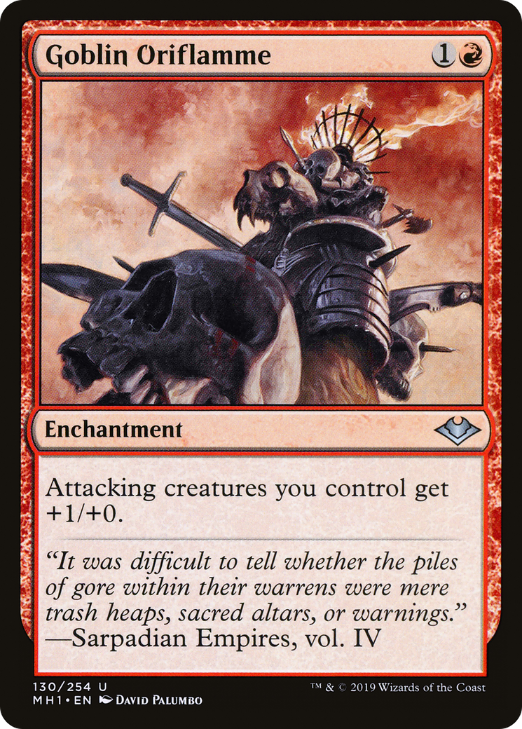 Goblin Oriflamme (MH1-130) [Modern Horizons] Foil