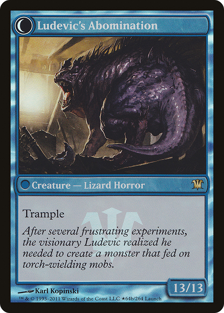 Ludevic's Test Subject (LARP-064) [Innistrad Promos] Foil