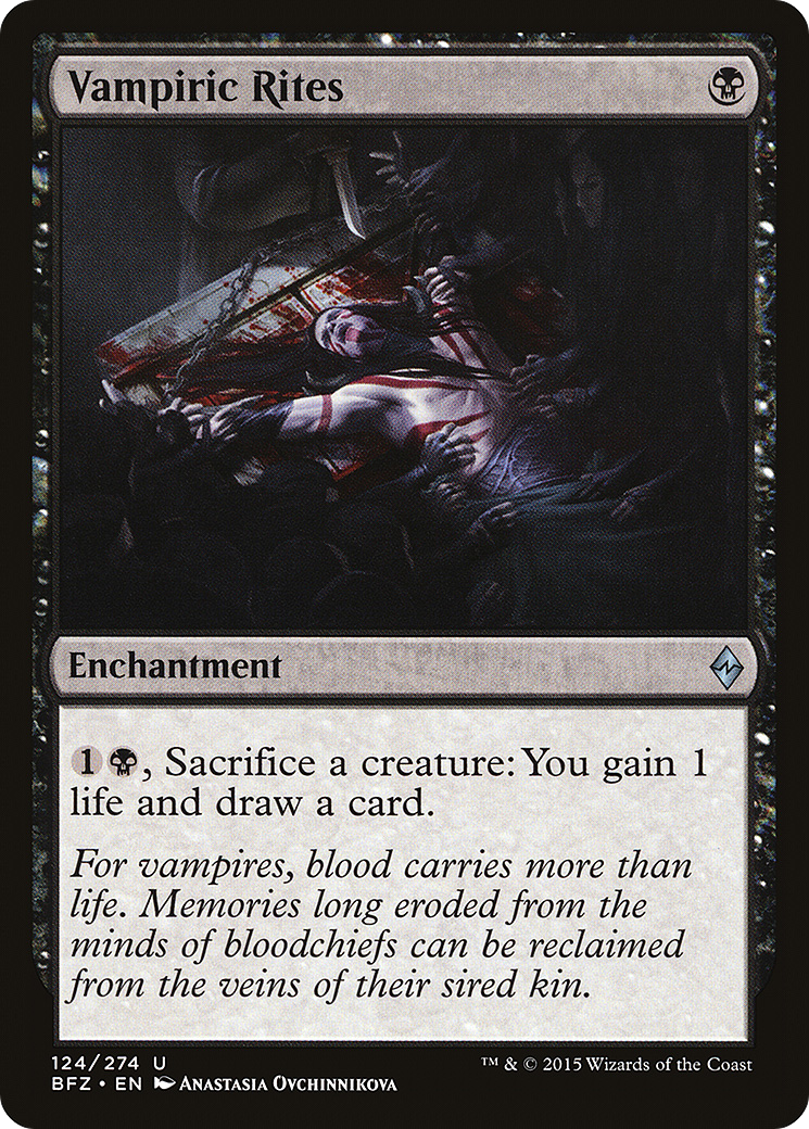Vampiric Rites (BFZ-124) [Battle for Zendikar]