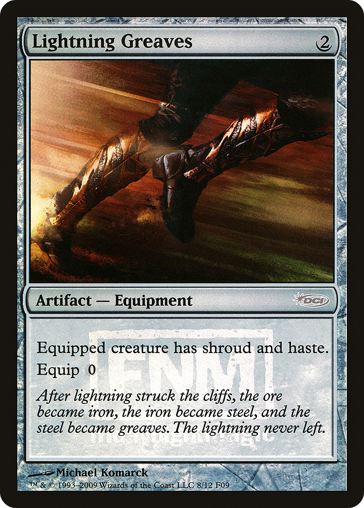 Lightning Greaves [Friday Night Magic 2009] Foil