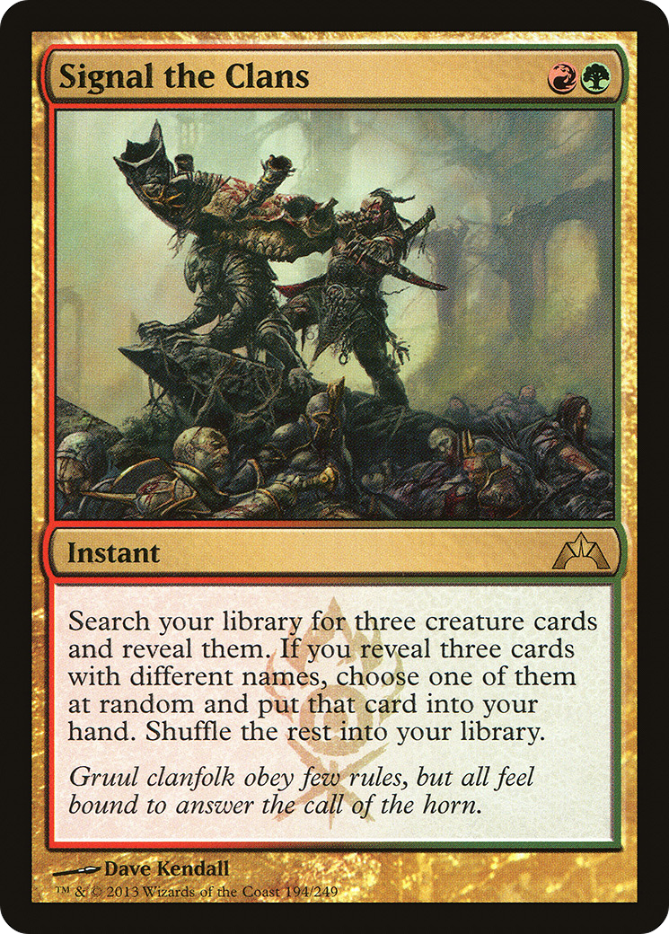 Signal the Clans (GTC-194) [Gatecrash] Foil