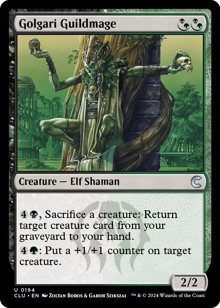 Golgari Guildmage (CLU-194) [Ravnica: Clue Edition]