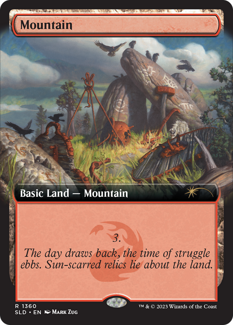 Mountain (SLD-1360) (Extended Art) [Secret Lair Drop]