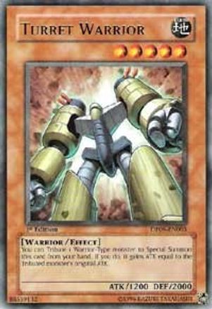 Turret Warrior (Rare) (DP09-EN003) - Duelist Pack 9: Yusei 2 1st Edition