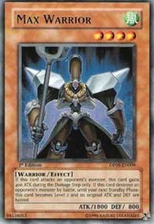 Max Warrior (Rare) (DP09-EN009) - Duelist Pack 9: Yusei 2 1st Edition