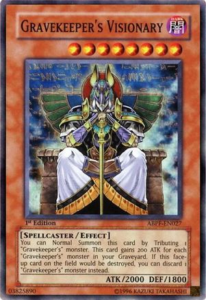 Gravekeeper's Visionary (Super Rare) (ABPF-EN027) - Absolute Powerforce 1st Edition