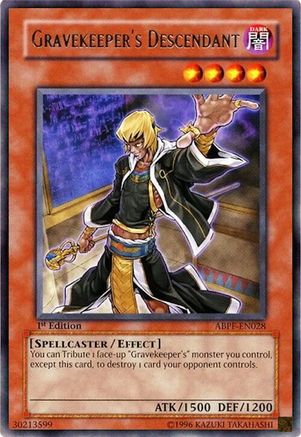 Gravekeeper's Descendant (Rare) (ABPF-EN028) - Absolute Powerforce 1st Edition
