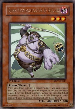 Djinn Prognosticator of Rituals (Rare) (ABPF-EN038) - Absolute Powerforce 1st Edition