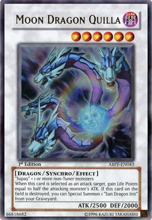 Moon Dragon Quilla (Ultra Rare) (ABPF-EN043) - Absolute Powerforce 1st Edition