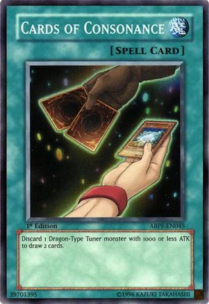 Cards of Consonance (Super Rare) (ABPF-EN045) - Absolute Powerforce Unlimited