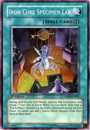 Iron Core Specimen Lab (Super Rare) (ABPF-EN055) - Absolute Powerforce 1st Edition