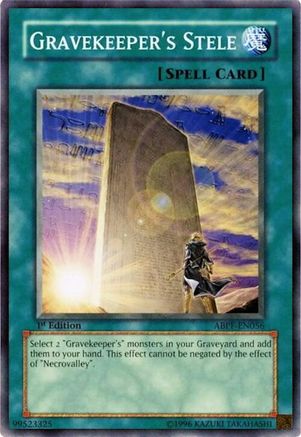 Gravekeeper's Stele (Common) (ABPF-EN056) - Absolute Powerforce 1st Edition