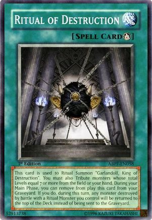 Ritual of Destruction (Common) (ABPF-EN058) - Absolute Powerforce Unlimited