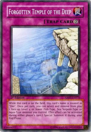 Forgotten Temple of the Deep (Common) (ABPF-EN076) - Absolute Powerforce Unlimited