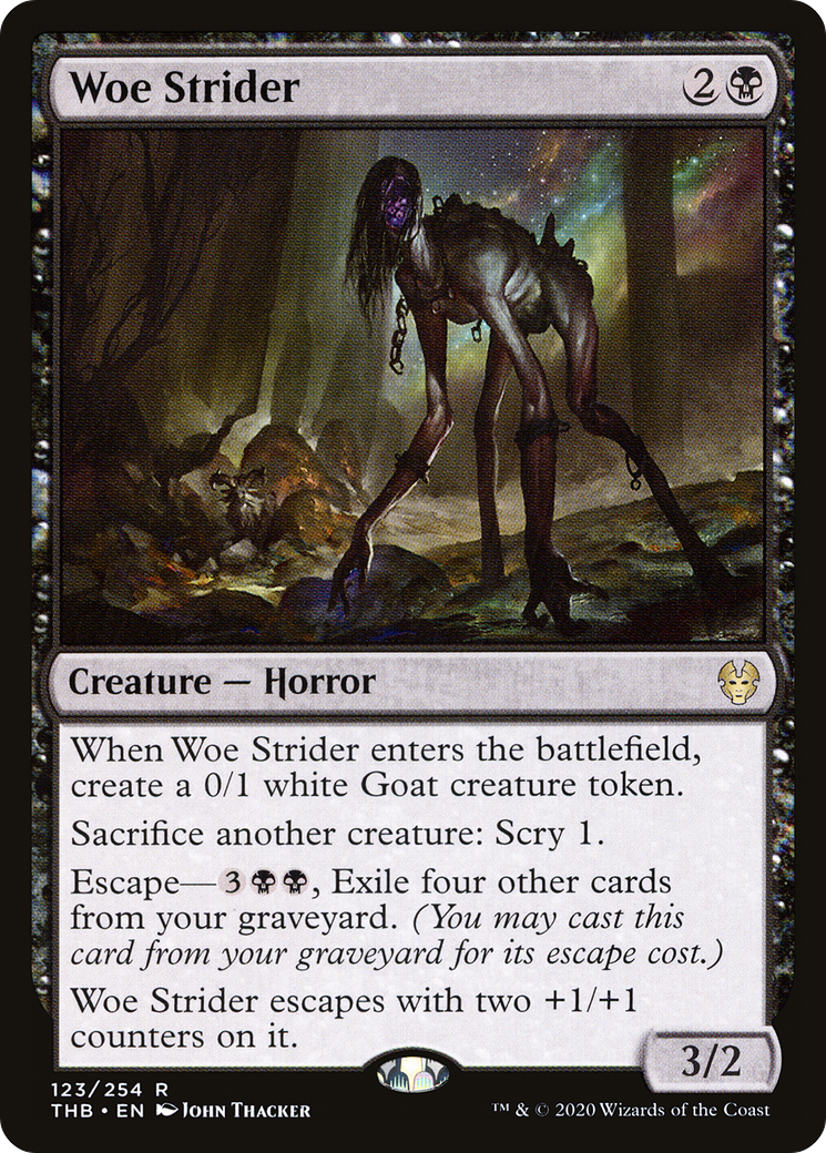 Woe Strider (THB-123) [Theros Beyond Death] Foil