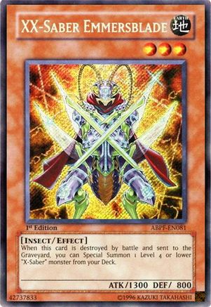 XX-Saber Emmersblade (Secret Rare) (ABPF-EN081) - Absolute Powerforce Unlimited