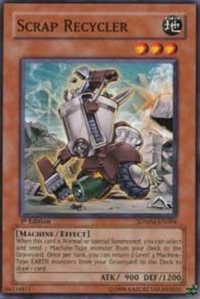 Scrap Recycler (Common) (SDMM-EN004) - Structure Deck: Machina Mayhem 1st Edition