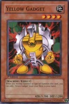 Yellow Gadget (Common) (SDMM-EN017) - Structure Deck: Machina Mayhem Unlimited
