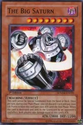 The Big Saturn (Common) (SDMM-EN020) - Structure Deck: Machina Mayhem 1st Edition