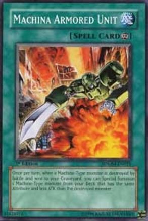 Machina Armored Unit (Common) (SDMM-EN021) - Structure Deck: Machina Mayhem 1st Edition