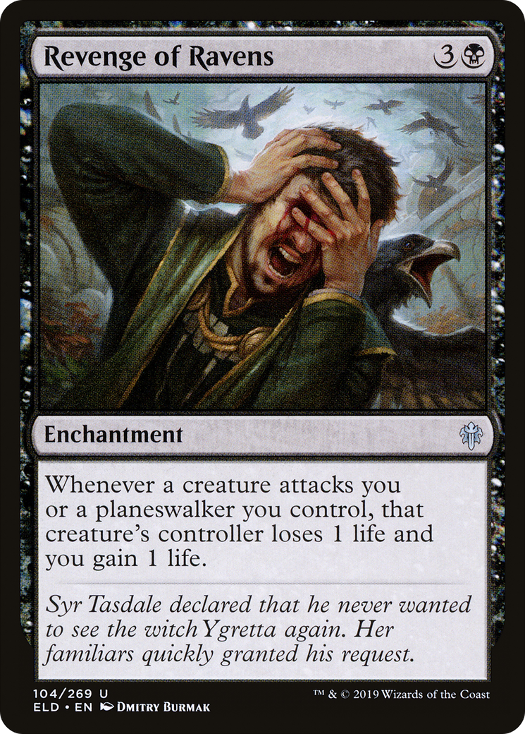 Revenge of Ravens (ELD-104) [Throne of Eldraine] Foil