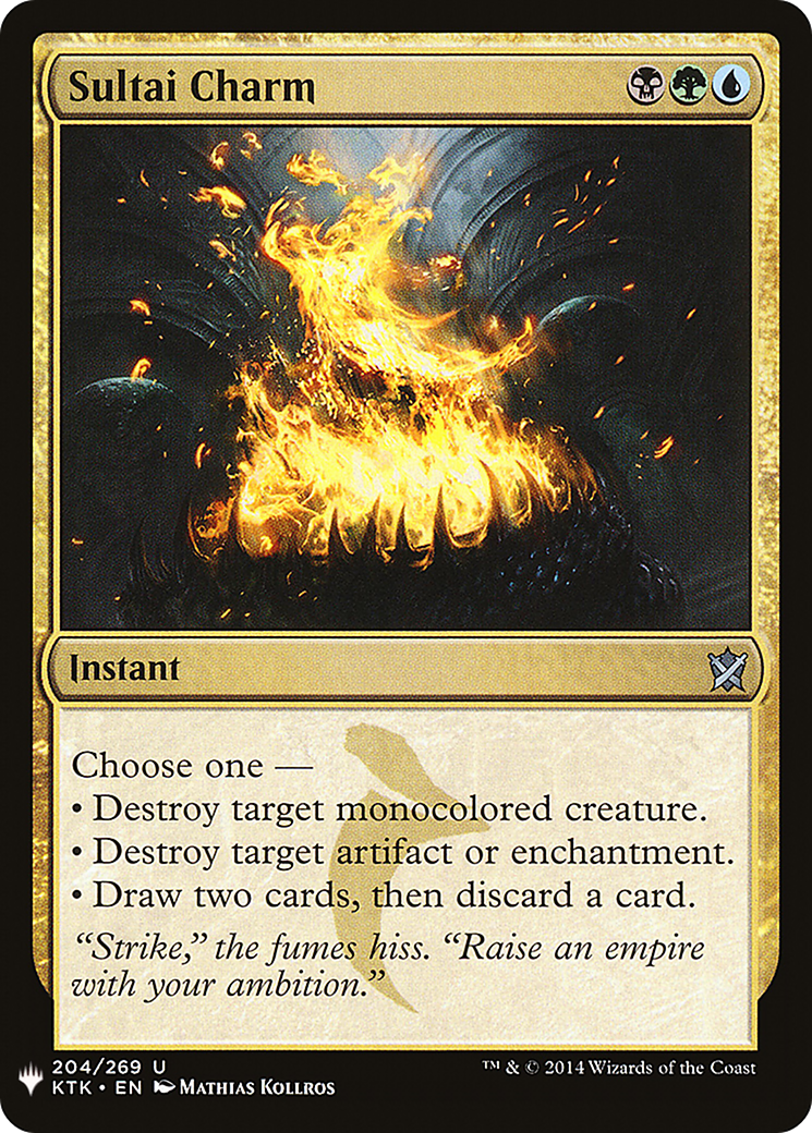 Sultai Charm (LIST-204) [The List]