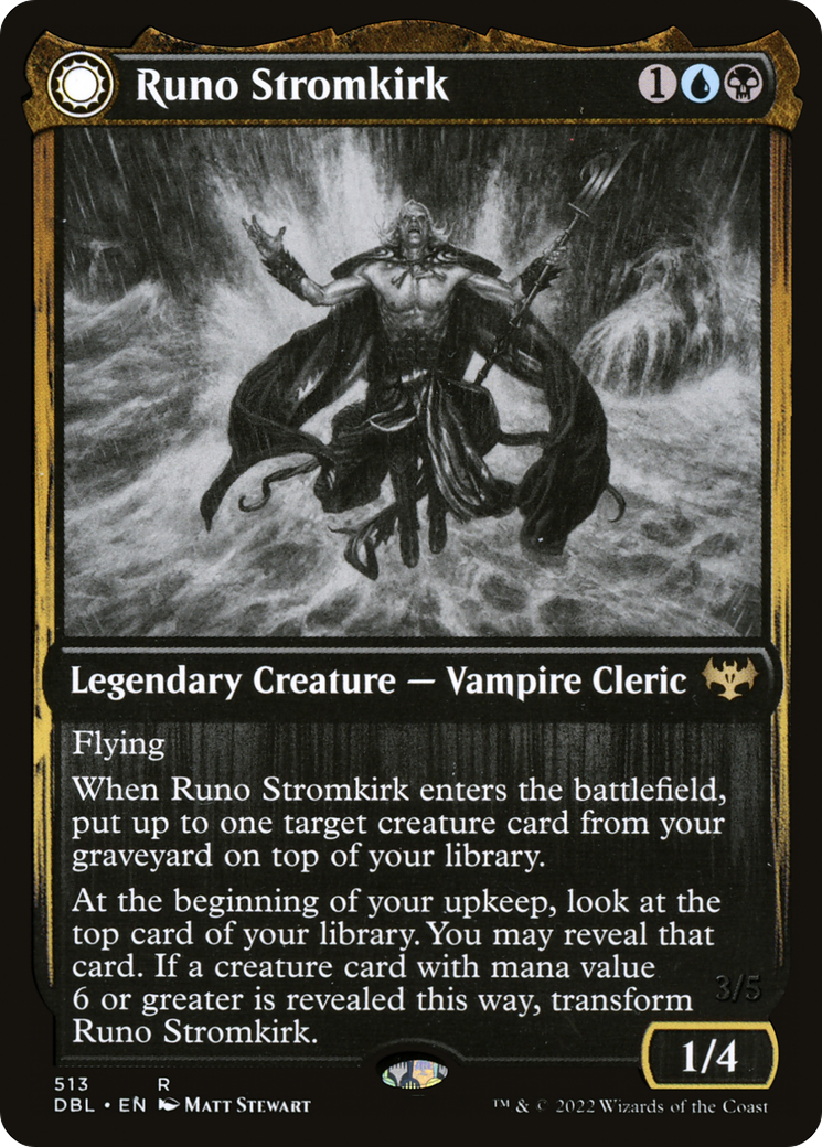 Runo Stromkirk (DBL-513) [Innistrad: Double Feature] Foil