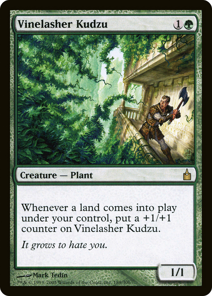 Vinelasher Kudzu (RAV-189) [Ravnica: City of Guilds] Foil
