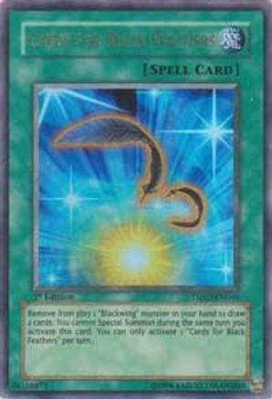 Cards for Black Feathers (Ultra Rare) (TSHD-EN046) - The Shining Darkness 1st Edition