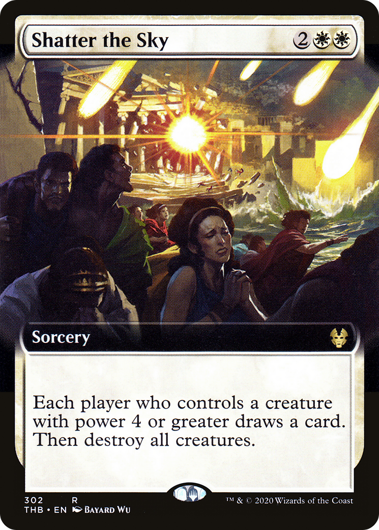 Shatter the Sky (Extended Art) (THB-302) [Theros Beyond Death] Foil