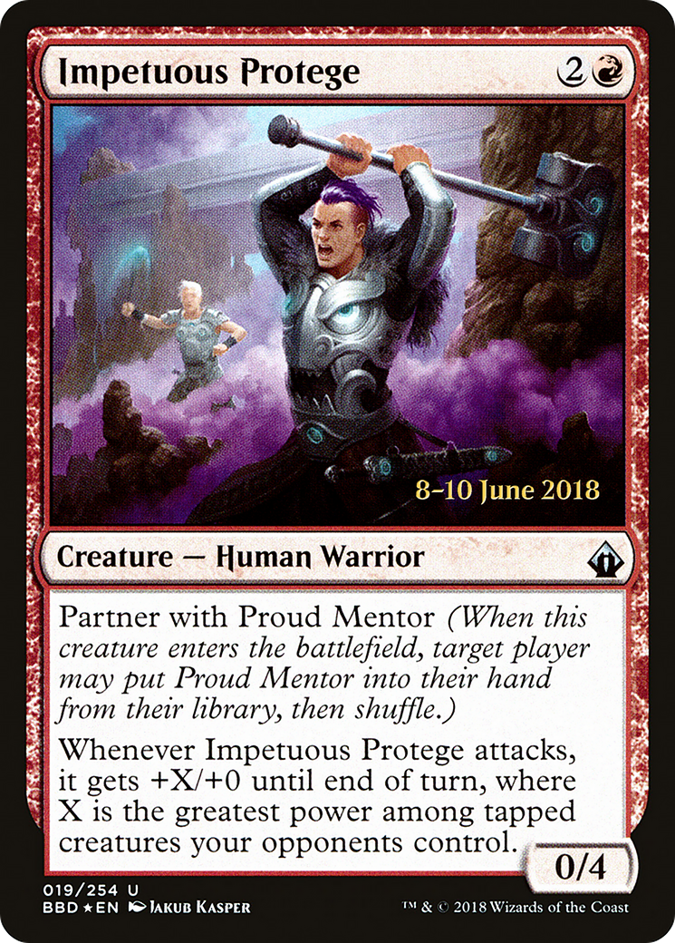 Impetuous Protege (LARP-019) [Battlebond Promos] Foil