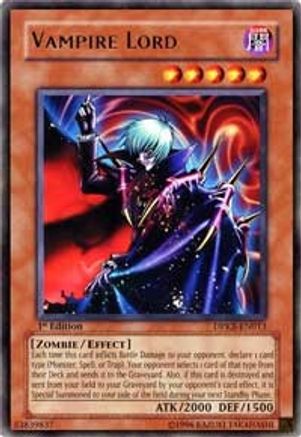 Vampire Lord (Rare) (DPKB-EN013) - Duelist Pack: Kaiba Unlimited