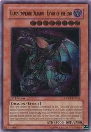 Chaos Emperor Dragon - Envoy of the End (Ultimate Rare) (DPKB-EN016) - Duelist Pack: Kaiba 1st Edition