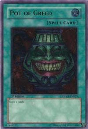 Pot of Greed (Ultimate Rare) (DPKB-EN029) - Duelist Pack: Kaiba 1st Edition