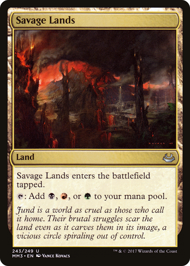 Savage Lands (MM3-243) [Modern Masters 2017] Foil