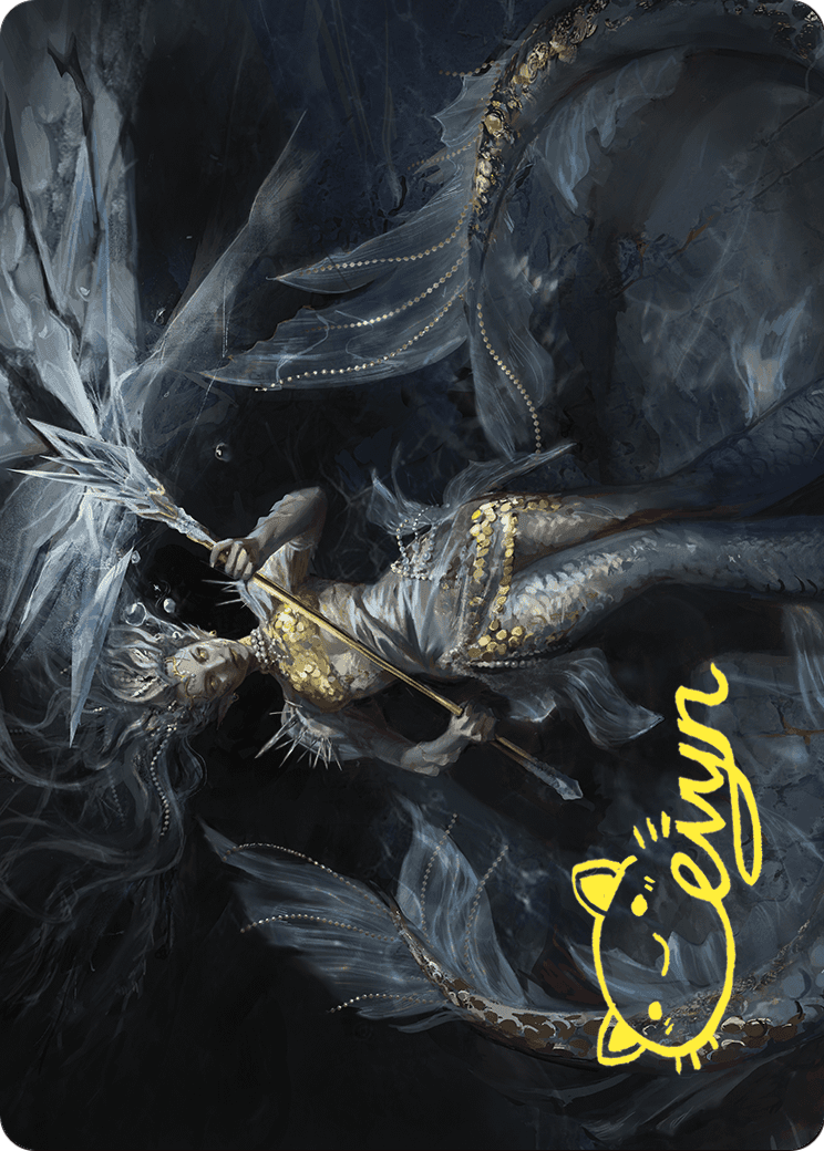 Sharae of Numbing Depths // Sharae of Numbing Depths (AWOE-032) (Borderless) [Wilds of Eldraine Art Series]
