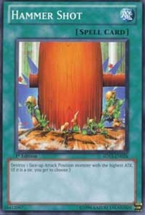 Hammer Shot (Common) (5DS3-EN026) - Starter Deck: Duelist Toolbox 1st Edition