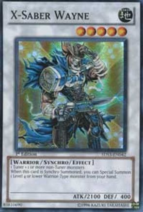 X-Saber Wayne (Super Rare) (5DS3-EN042) - Starter Deck: Duelist Toolbox 1st Edition