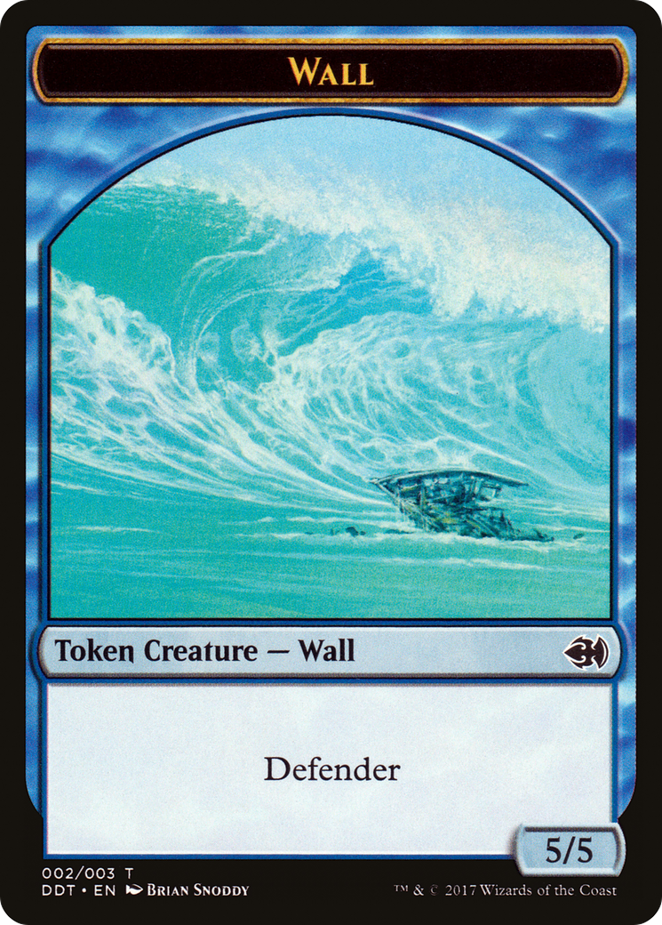 Wall Token (DDT-002) [Duel Decks: Merfolk vs. Goblins Tokens]
