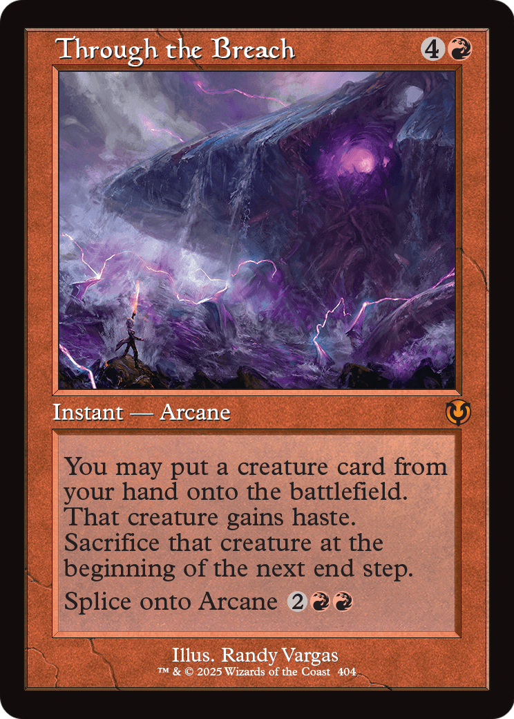 Through the Breach (Retro Frame) (INR-404) [Innistrad Remastered]
