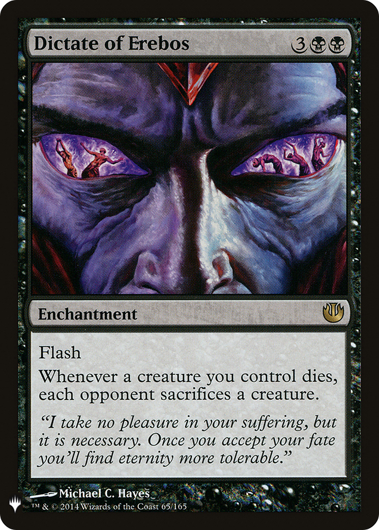 Dictate of Erebos (LIST-065) [The List]