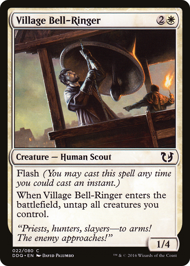 Village Bell-Ringer (DDQ-022) [Duel Decks: Blessed vs. Cursed]