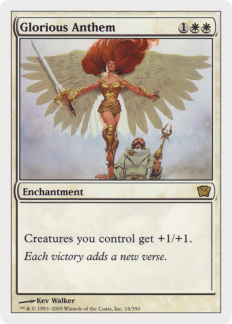 Glorious Anthem (9ED-016) [9th Edition] Foil