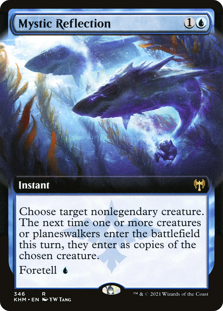 Mystic Reflection (Extended Art) (KHM-346) [Kaldheim] Foil