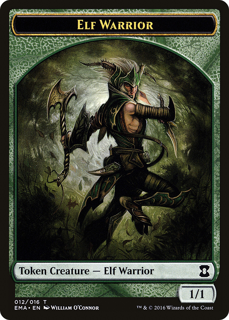 Elf Warrior Token (EMA-012) [Eternal Masters Tokens]