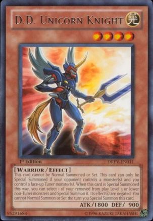 D.D. Unicorn Knight (Rare) (DREV-EN011) - Duelist Revolution Unlimited