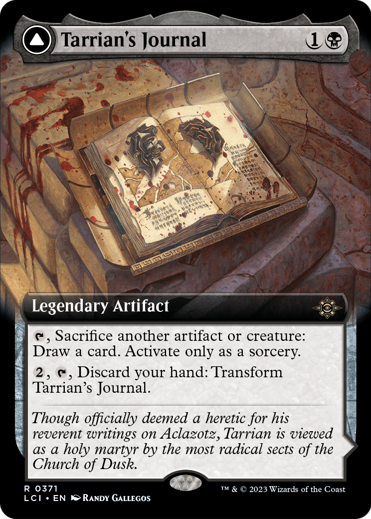 Tarrian's Journal (Extended Art) (LCI-371) [The Lost Caverns of Ixalan]