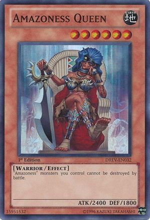 Amazoness Queen (Super Rare) (DREV-EN032) - Duelist Revolution 1st Edition