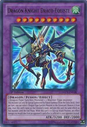 Dragon Knight Draco-Equiste (Ultra Rare) (DREV-EN038) - Duelist Revolution 1st Edition