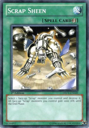 Scrap Sheen (Common) (DREV-EN049) - Duelist Revolution Unlimited